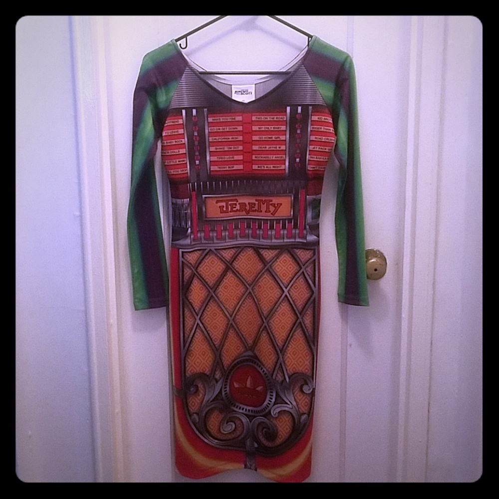 Jeremy Scott x Adidas "Jukebox" Sport Dress (M)
